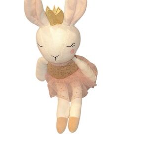 SPARK IMAGINE Plush Bunny Toy with Pink Tutu